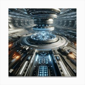 Futuristic Space Station 4 Canvas Print