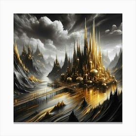 City In The Sky 15 Canvas Print