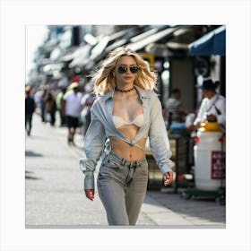 Street Style Canvas Print