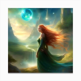 Elven Woman 1 Canvas Print