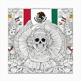 Day Of The Dead 21 Canvas Print