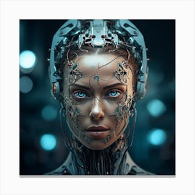 Cybernetic Woman 2 Canvas Print