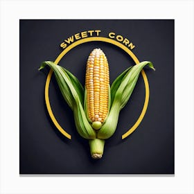 Sweetcorn As A Logo (12) Canvas Print
