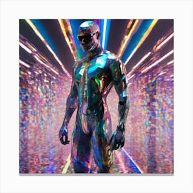 Futuristic Man 211 Canvas Print