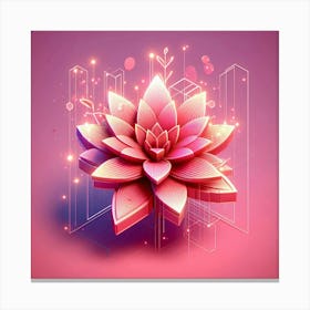 Lotus Flower 8 Canvas Print