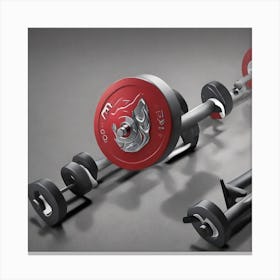 Dumbbells Canvas Print