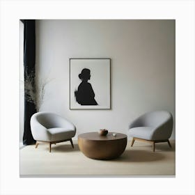 Modern Living Room 10 Canvas Print