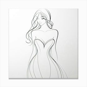 A sophisticated lady 7 Canvas Print