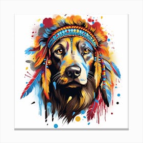 Indian Dog Canvas Print