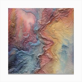 Pastel Textured 3 Canvas Print