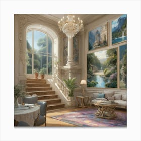 Living Room Art Print Canvas Print