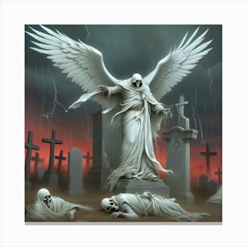 Angel Of Death 6 Canvas Print