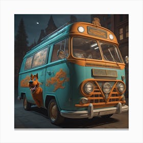 Scooby Doo Van Canvas Print