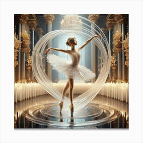 Swan Lake Canvas Print