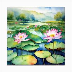 Lotus Flower 53 Canvas Print