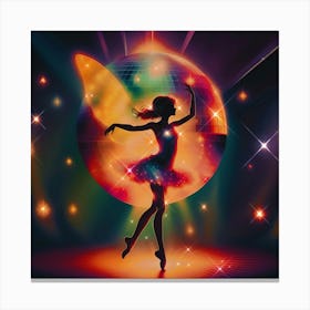 Disco Ball Fairy Canvas Print