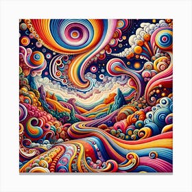 Psychedelic Art 1 Canvas Print