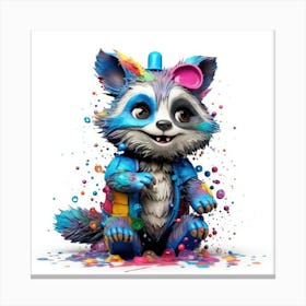 Raccoon Canvas Print