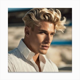 Blond Hair 2 Canvas Print