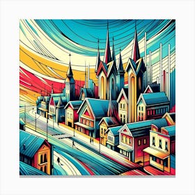 Cityscape 41 Canvas Print