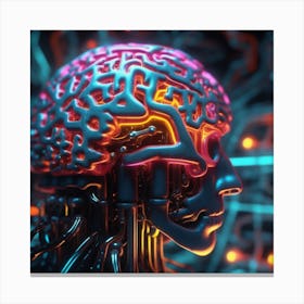 Brain Of The Future 5 Canvas Print