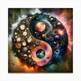 Yin Yang Art 3 Canvas Print