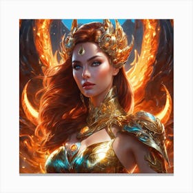 Angel Of Fire Canvas Print