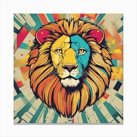 Lion Head Canvas Print