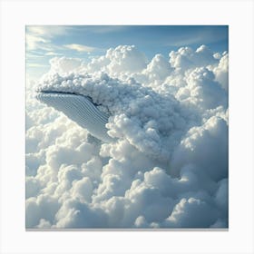 Whale In The Clouds Canvas Print