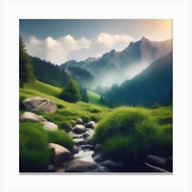Landscape Stock Videos & Royalty-Free Footage 9 Canvas Print