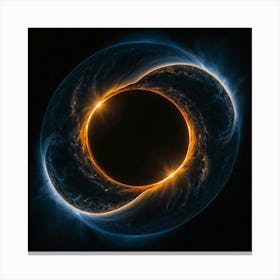 Solar Eclipse Canvas Print