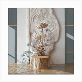 Room With Flowers Canvas Print