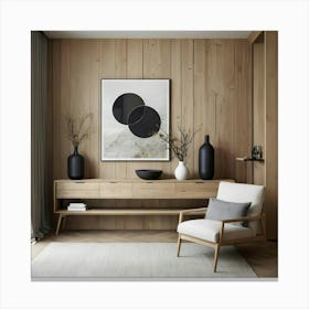 Modern Living Room 94 Canvas Print