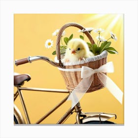 Leonardo Phoenix 09 A Vintageinspired Bicycle With A Wicker Ba 3 Canvas Print