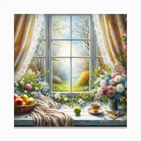 Window Sill Canvas Print