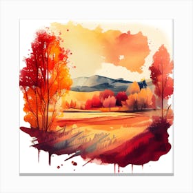 Autumn Landscape 7 Canvas Print