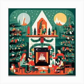 Christmas Card 11 Canvas Print