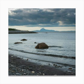 Stormy Day At The Beach Canvas Print