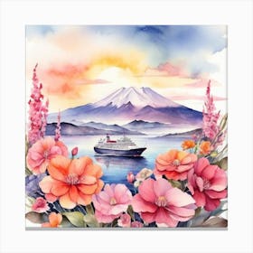 Mt Fuji The High Mountain In Japan Canvas Print