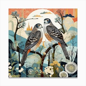 Bird In Nature Hawk 2 Canvas Print