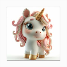 Unicorn Figurine 1 Canvas Print