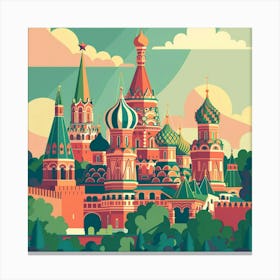 Moscow Cathedral Canvas Print