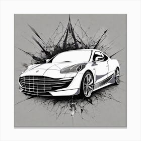 Sports Car 3 Canvas Print