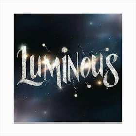 Luminus Canvas Print