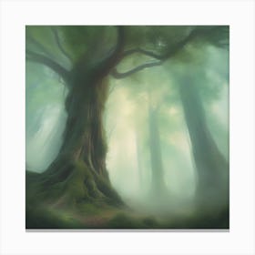 Tree In The Forest Canvas Print