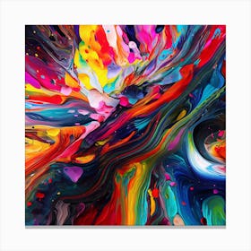 Abstract Abstract Painting 3 Canvas Print
