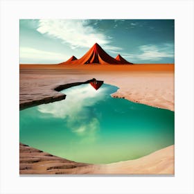 Desert Landscape - Desert Stock Videos & Royalty-Free Footage 1 Canvas Print