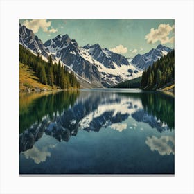 Mountain Lake 1 Canvas Print