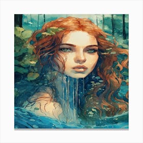 Mermaid Canvas Print