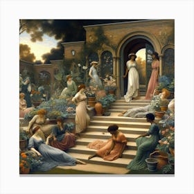 Garden Party 3 Canvas Print